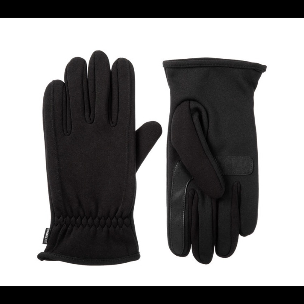 NWT Isotoner Mens Smartouch Gloves